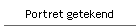 Portret getekend