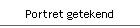Portret getekend